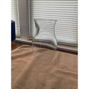 HURRICANE 8,75” H 3.5” Base And Top GLASS Candle Shade.Vintage